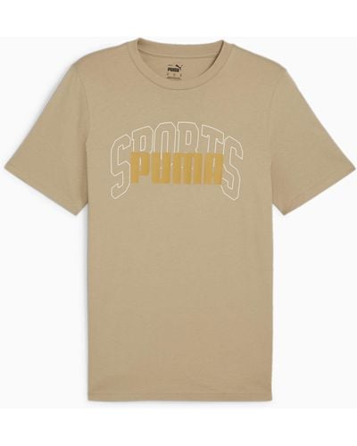 PUMA Graphics Collegiate T-shirt - Natural