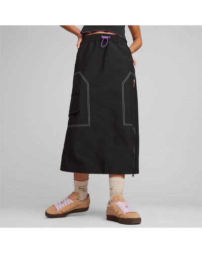 PUMA X X-GIRL Midi Skirt per - Nero
