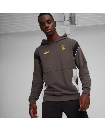 PUMA Borussia Dortmund FtblArchive Hoodie - Grau