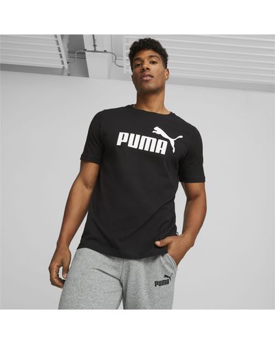 PUMA Essentials Shirt Met Logo - Zwart