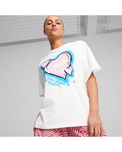 PUMA Game Love Basketbal-t-shirt - Wit