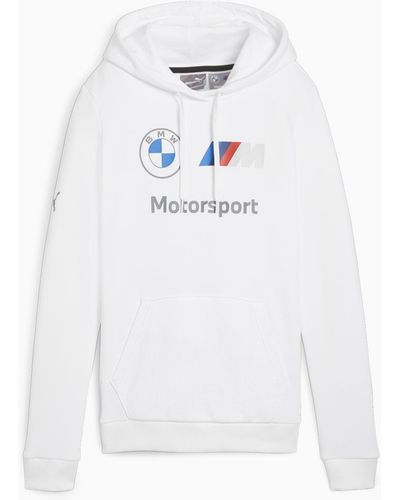 PUMA Bmw M Motorsport Ess Hoodie Voor - Wit