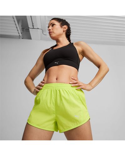 PUMA Shorts De Running Favourite Velocity 3-Pulgadas Para Mujer - Verde