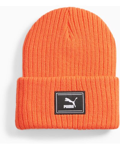 PUMA Cuff Trend Beanie in Orange Lyst UK