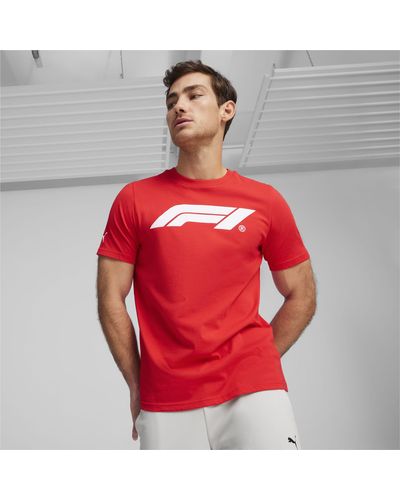 PUMA F1 Ess Motorsport Logo T-shirt - Red