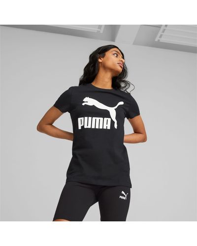 PUMA T-shirt Classics Logo - Noir