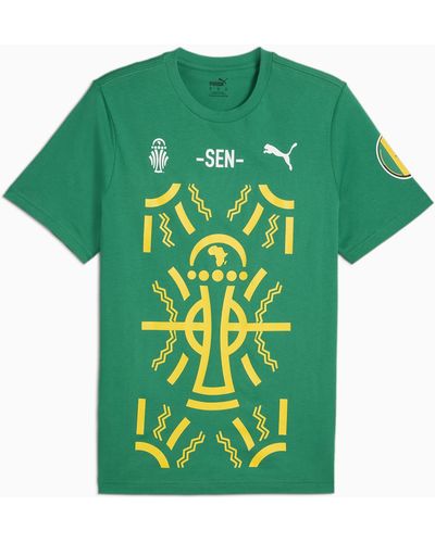 PUMA T-Shirt TotalEnergies CAF Coppa d'Africa 2023 Senegal da - Verde
