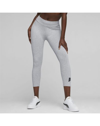 PUMA Essentials 3/4 legging Met Logo - Grijs