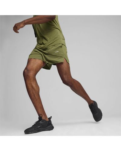 PUMA 5" Ultrabreathe Stretch Training Shorts - Green