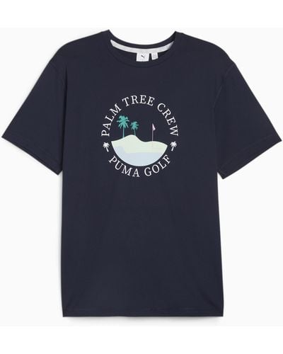 PUMA X PALM TREE CREW Golfshirt - Blau