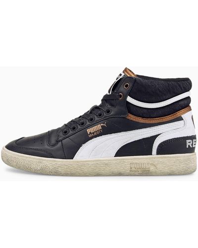 PUMA Ralph Sampson Mid Denim x Replay Sneakers Schuhe - Schwarz