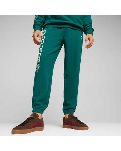 PUMA Pantalones de Chándal s Staple - Verde