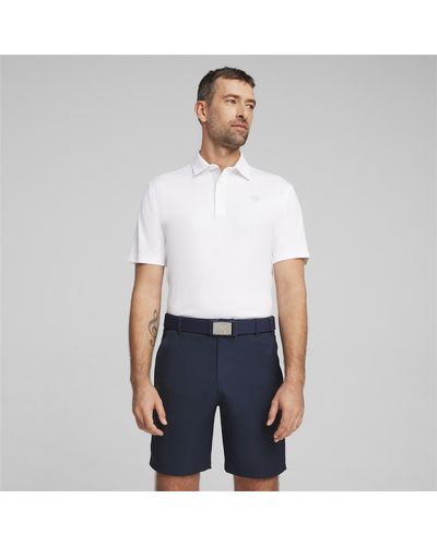 PUMA Pure Solid Golf Polo Shirt - White