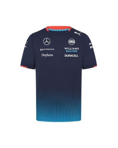 PUMA Williams Racing 2024 Team T-shirt - Blauw
