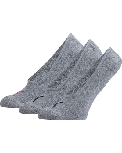 PUMA Select Terry Liner Socks 3 Pack - Gray