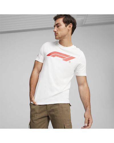 PUMA Camiseta con Logotipo de F1 Ess Motorsport - Blanco