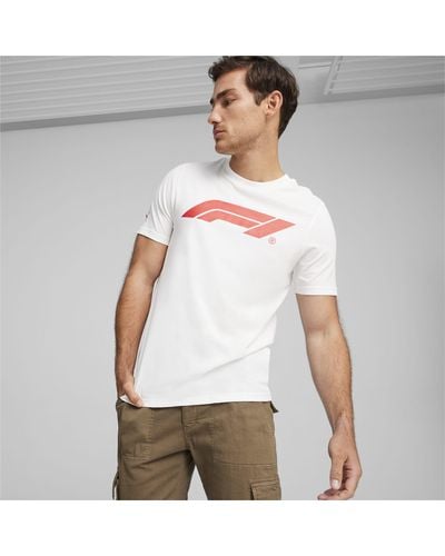 PUMA F1® ESS Motorsport T-Shirt mit Logo - Weiß