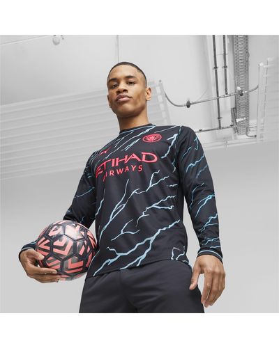 PUMA Manchester City Football 23 24 Long Sleeve Third Jersey in