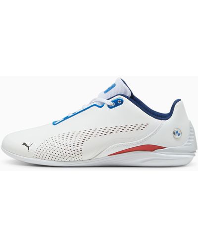 PUMA Chaussures de Sports Automobiles Drift Cat Decima BMW M Motorsport 43 White Pro Blue Pop Red - Blanc