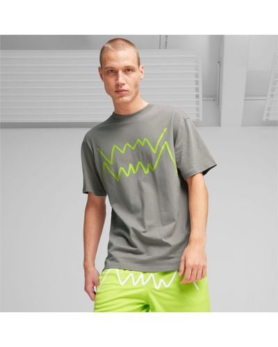 PUMA Jaws Core Basketball T-shirt - Green