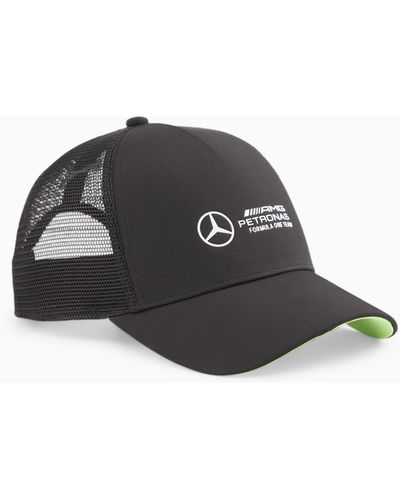 PUMA Mercedes-AMG Petronas Motorsport Trucker Cap - Schwarz