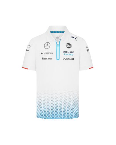 PUMA Williams Racing 2024 Team Poloshirt - Blauw