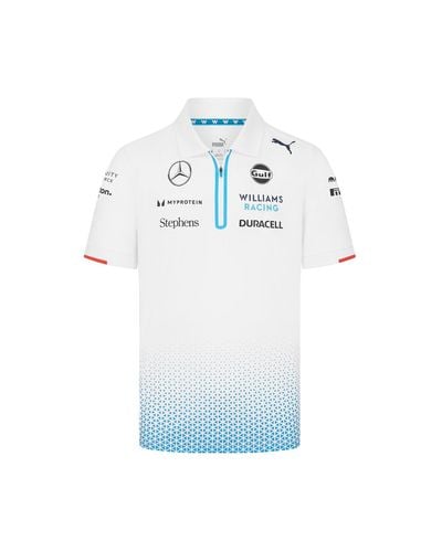 PUMA Williams Racing 2024 Team Poloshirt - Blau