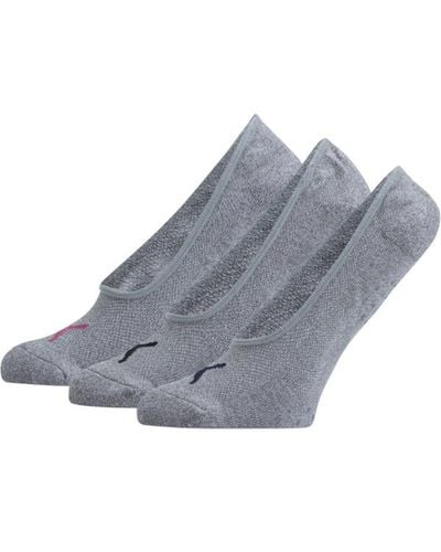 PUMA Select Terry Liner Socks 3 Pack - Gray