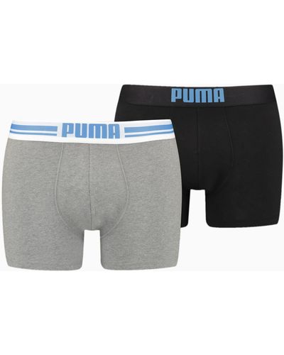 PUMA Placed Logo -Boxershorts 2er-Pack - Mehrfarbig