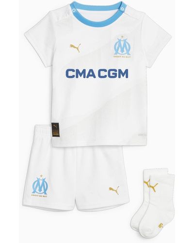 PUMA Olympique de Marseille 23/24 Heimtrikot Baby-Kit - Blau