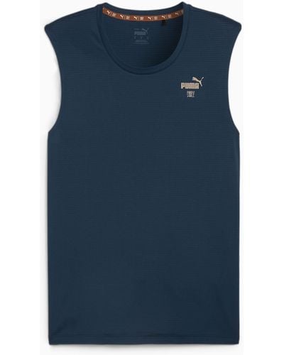 PUMA Camiseta de Tirantes de Running s First Mile - Azul