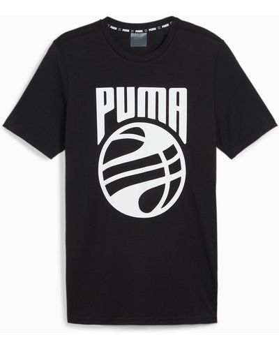 PUMA Posterize Basketball-T-Shirt - Schwarz
