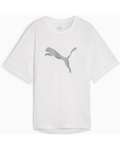 PUMA EVOSTRIPE Grafik-T-Shirt - Weiß