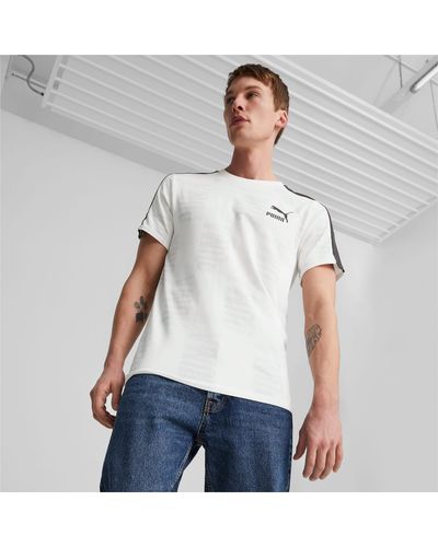 PUMA T7 Sport T-Shirt Männer - Weiß