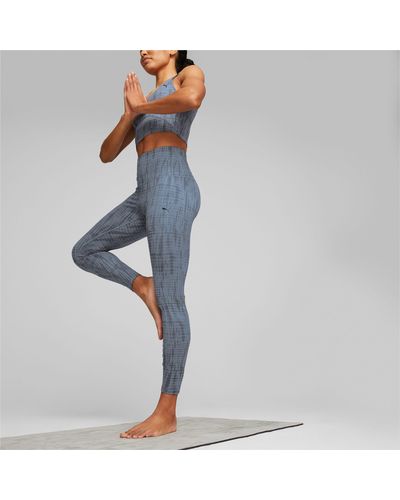 PUMA Studio Trend Printed Trainings-Leggings - Blau