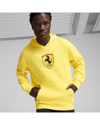 Ferrari Race Hooded Felpa di PUMA in Grigio Lyst