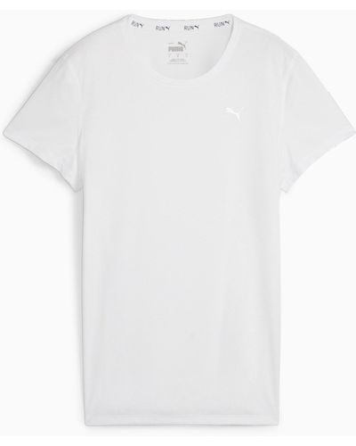 PUMA RUN FAVORITE VELOCITY T-Shirt - Weiß