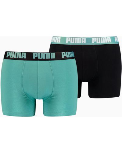 PUMA Boxershorts Unterhosen 521015001 6er Pack , Wäschegröße:XXL;Artikel:Amazon Green / Grey - Grün