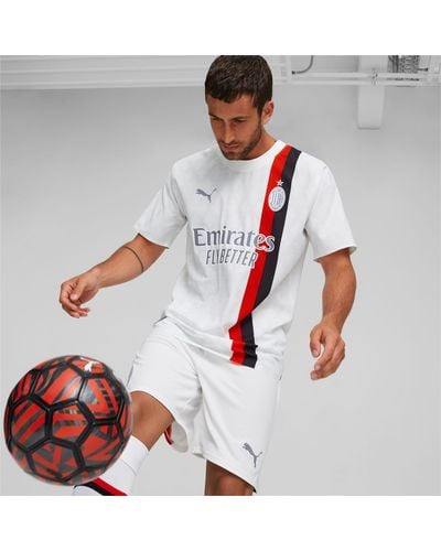 PUMA Camiseta Auténtica AC Milan Visitante 23/24 - Blanco