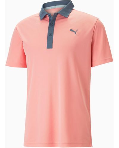 PUMA Gamer Golf Polo Shirt - Pink