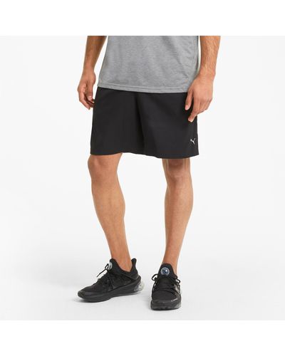 PUMA Shorts de Entrenamiento de Tejido Plano con Entrepierna de 18 Cm Performance - Negro