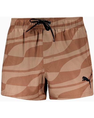PUMA Swim Shorts - Brown