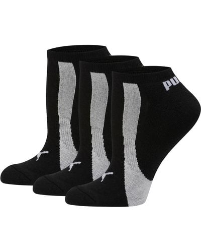 PUMA No Show Socks [3 Pairs] - Black