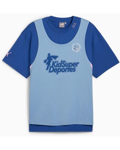 PUMA HOOPS x KIDSUPER T-Shirt - Blau