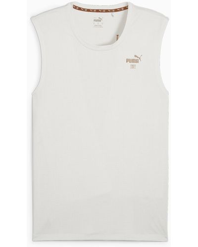 PUMA Camiseta de Tirantes de Running s First Mile - Blanco