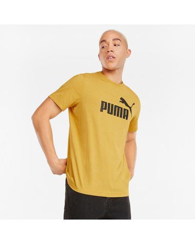 PUMA Essentials Heather T-Shirt - Gelb