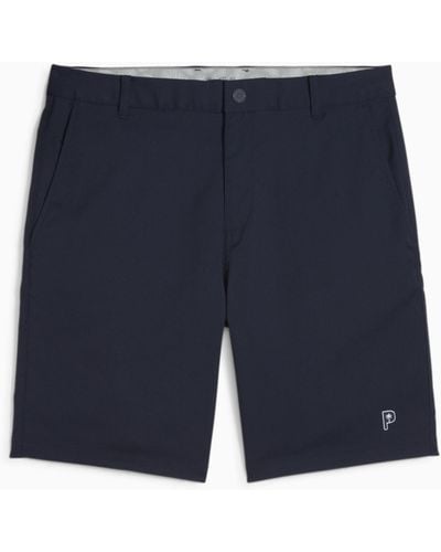 PUMA X Palm Tree Crew Cargo Zip Shorts - Blue
