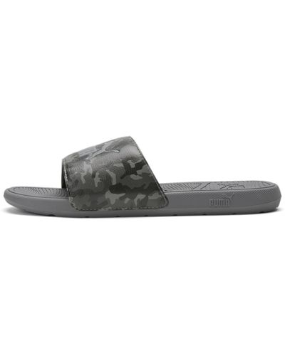 PUMA Cool Cat 2.0 Camo Slides - Brown