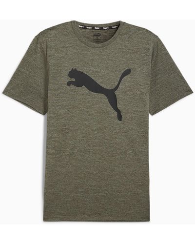 PUMA Favourite Heather Cat Training T-shirt - Green