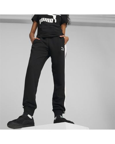 PUMA Pantalones de Chándal Iconic T7 - Negro